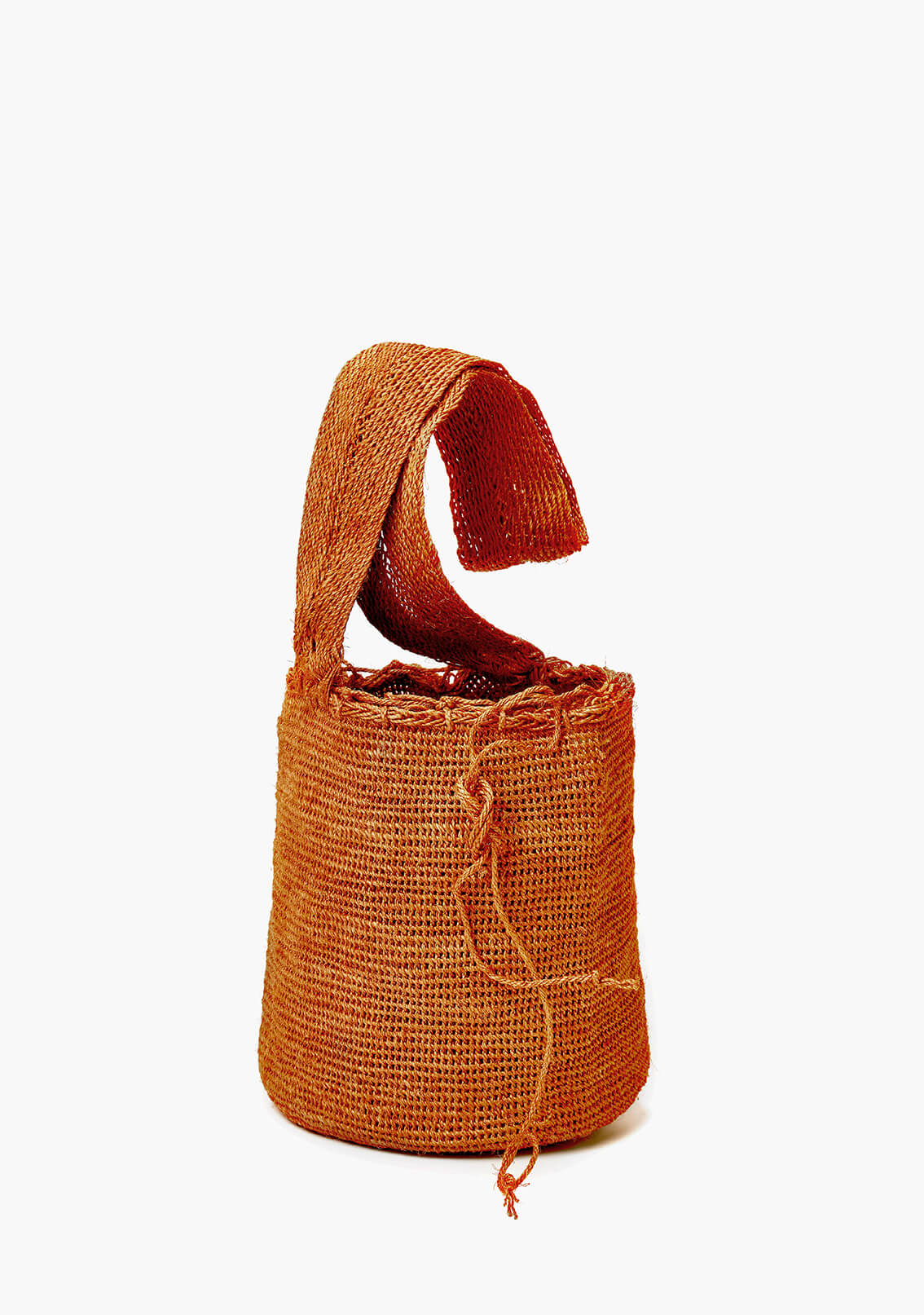 Orange Fique Backpack